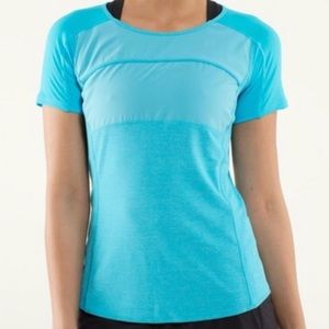Lululemon run: fast track short sleeved shirt
